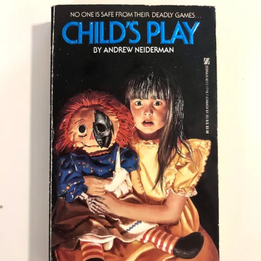 CHILD'S PLAY by Andrew Neiderman. Vintage paperback. 80's Horror Fiction. 1985 Zebra Books.